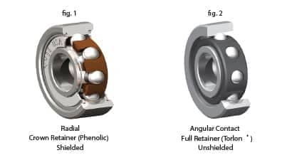 angular contact bearings